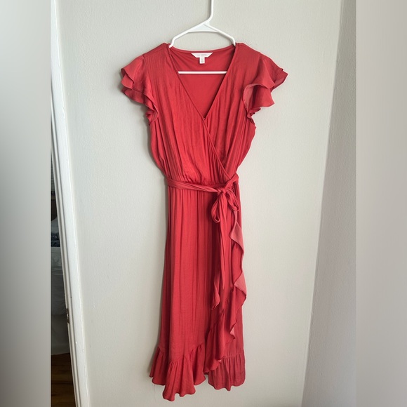 Lauren Conrad Orange Dress - Picture 1 of 5